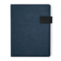 Portadocumenti Linnoa blu navy - personalizzabile con logo