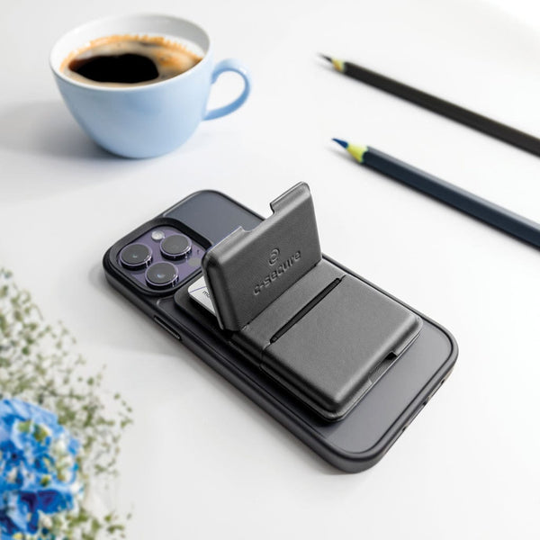 Portafoglio C-Secure Magsafe nero - personalizzabile con logo