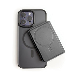 Portafoglio C-Secure Magsafe nero - personalizzabile con logo