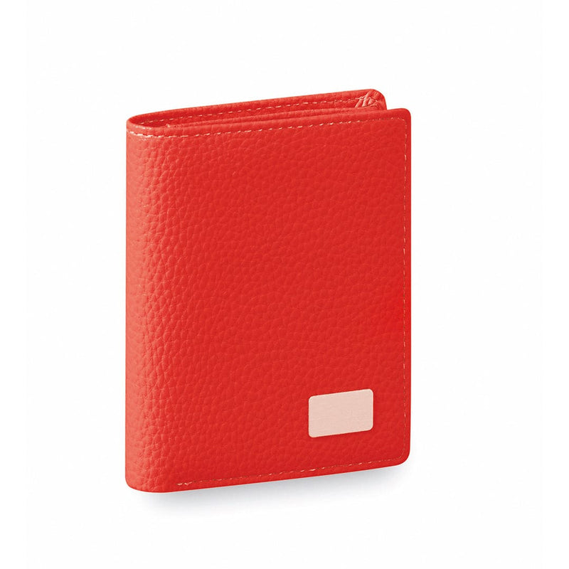 Portafoglio Lanto rosso - personalizzabile con logo