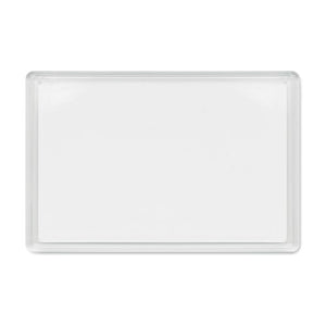 Portafoto magnetico per frigo Trasparente - personalizzabile con logo