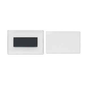 Portafoto magnetico per frigo Trasparente - personalizzabile con logo