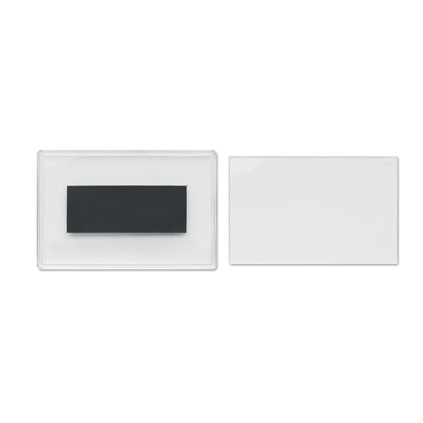 Portafoto magnetico per frigo Trasparente - personalizzabile con logo