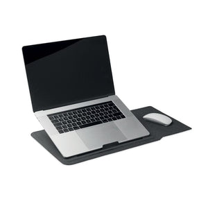 Portalaptop 16 in feltro Nero - personalizzabile con logo