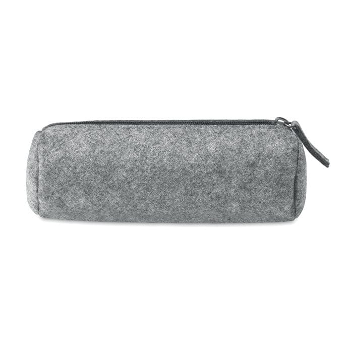 Portamatite in feltro grigio - personalizzabile con logo