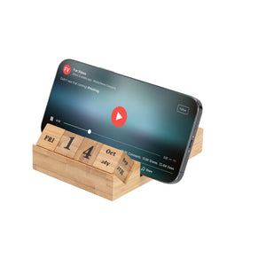 Portamemo Calendario Perpetuo Dex natural - personalizzabile con logo