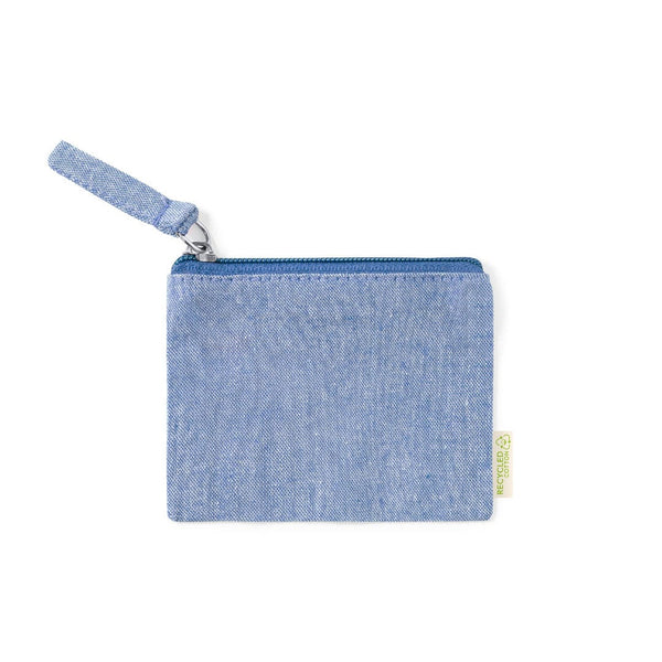 Portamonete Fontix blu - personalizzabile con logo
