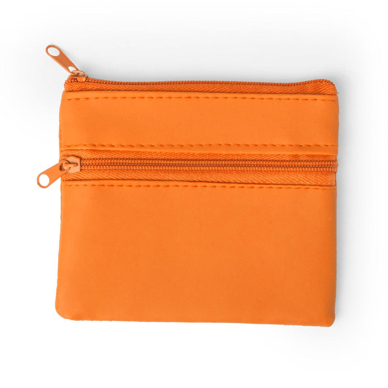 Portamonete Ralf arancione - personalizzabile con logo