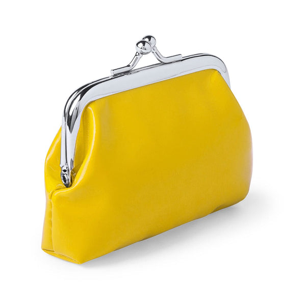 Portamonete Zirplan giallo - personalizzabile con logo