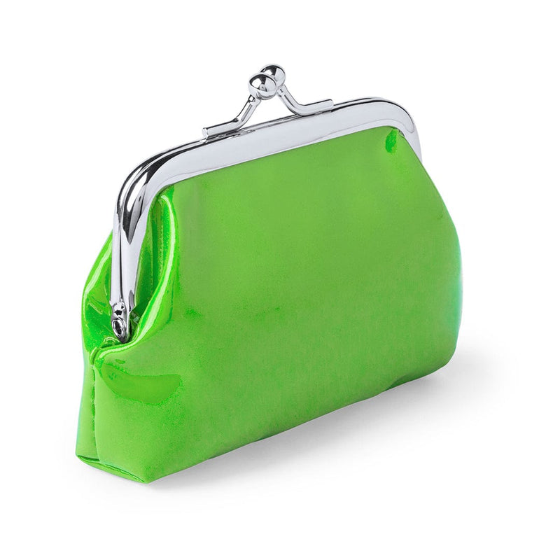 Portamonete Zirplan verde calce - personalizzabile con logo