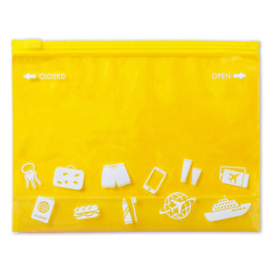 Portaoggetti Dusky giallo - personalizzabile con logo