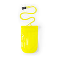 Portaoggetti galleggiante e impermeabile giallo - personalizzabile con logo