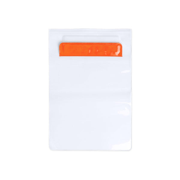 Portaoggetti Impermeabile arancione - personalizzabile con logo