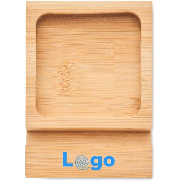 Portapenne in feltro RPET Legno - personalizzabile con logo