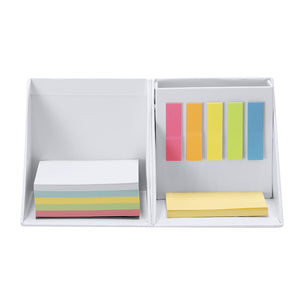 Portapenne Portamemo Trigris bianco - personalizzabile con logo