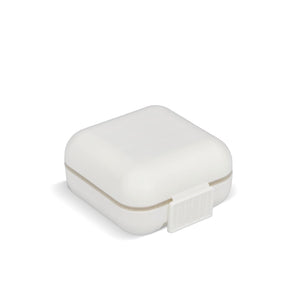 Portapillole compatto Bianco - personalizzabile con logo