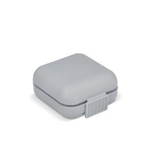 Portapillole compatto Grigio - personalizzabile con logo
