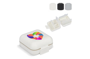 Portapillole compatto - personalizzabile con logo