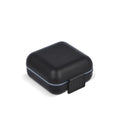 Portapillole compatto Nero - personalizzabile con logo