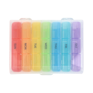 Portapillole da 7 giorni Joseph Fluo assortiti - personalizzabile con logo