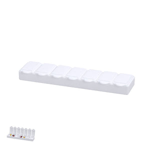 Portapillole Keyon bianco - personalizzabile con logo