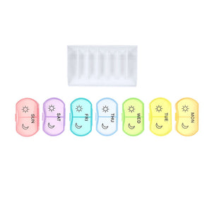 Portapillole Parnex arcobaleno - personalizzabile con logo