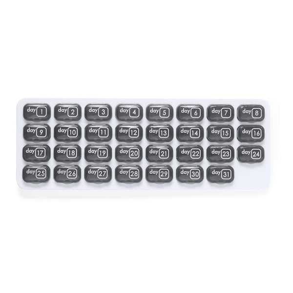 Portapillole Stexio grey - personalizzabile con logo