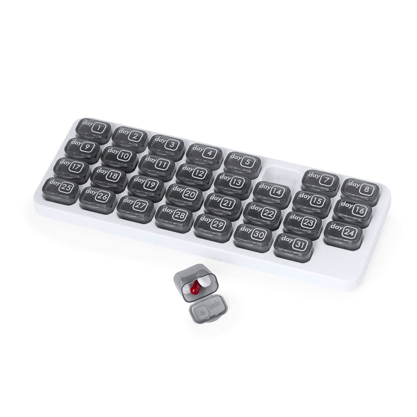 Portapillole Stexio grey - personalizzabile con logo