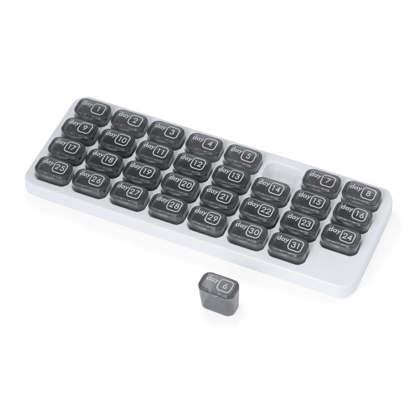 Portapillole Stexio grey - personalizzabile con logo
