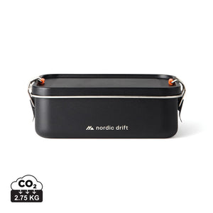 Portapranzo Adventure Nordic Drift Trail RCS 1200ML nero - personalizzabile con logo