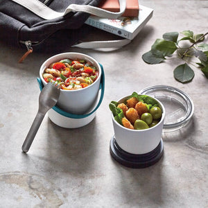 Portapranzo Black+Blum Original azzurro - personalizzabile con logo