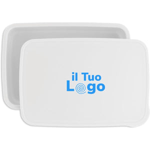 Portapranzo con posate - personalizzabile con logo