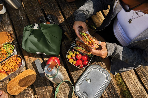 Portapranzo grande Black+Blum in acciaio - personalizzabile con logo