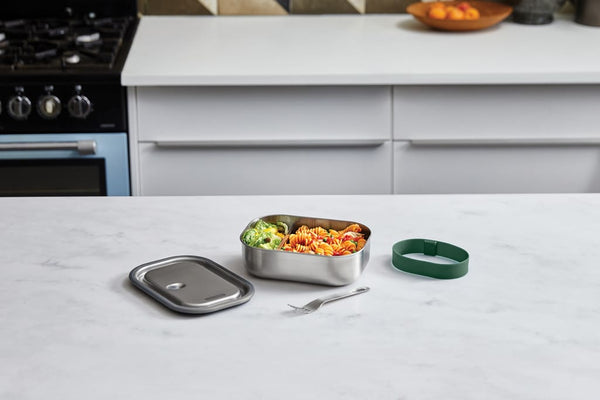 Portapranzo grande Black+Blum in acciaio - personalizzabile con logo