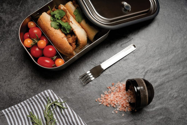 Portapranzo grande Black+Blum in acciaio - personalizzabile con logo