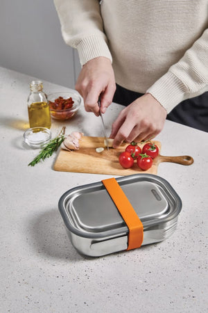 Portapranzo grande Black+Blum in acciaio - personalizzabile con logo
