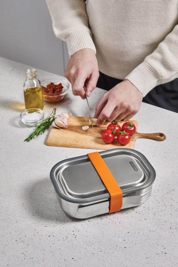 Portapranzo grande Black+Blum in acciaio - personalizzabile con logo
