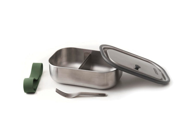 Portapranzo grande Black+Blum in acciaio - personalizzabile con logo