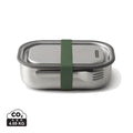 Portapranzo grande Black+Blum in acciaio verde oliva - personalizzabile con logo
