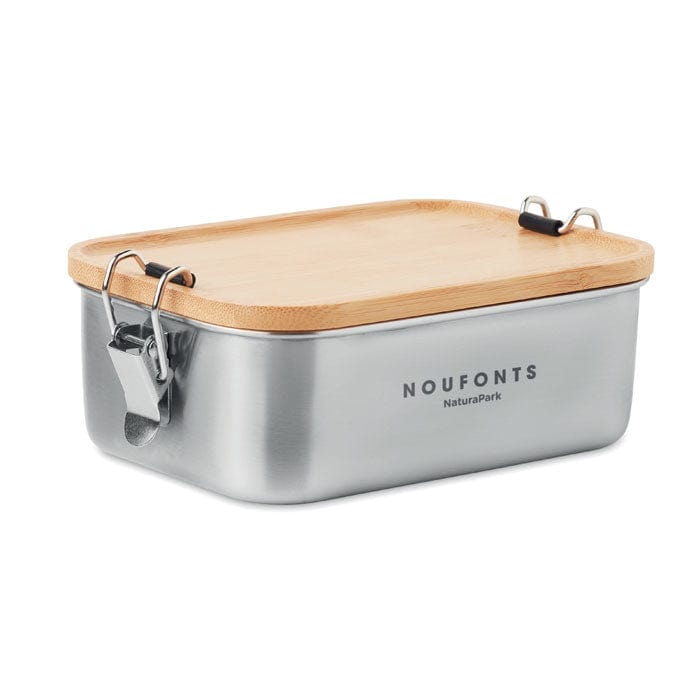 Lunch Box In Acciaio Inox 1200ml Con Coperchio Bambù - 3 Scomparti, Ideale Per Adulti E Bambini - Foto 9