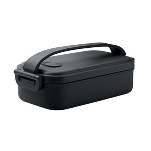 Portapranzo in PP da 800 ml Nero - personalizzabile con logo
