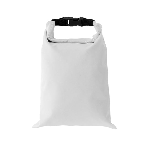 Portapranzo pieghevole 30x20 cm Snackstrap in rPET AWARE™ bianco - personalizzabile con logo