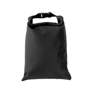 Portapranzo pieghevole 30x20 cm Snackstrap in rPET AWARE™ nero - personalizzabile con logo