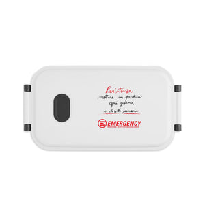 PORTAPRANZO RESISTENZA BIANCO EMERGENCY - personalizzabile con logo