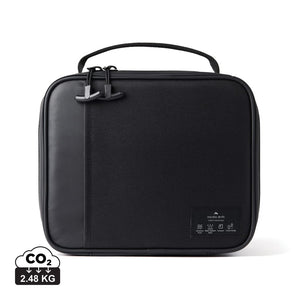 Portapranzo termico idrorepellente Nordic Drift Storm RCS nero - personalizzabile con logo