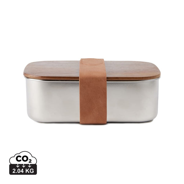 Portapranzo VINGA Ciro in r- RCS color argento - personalizzabile con logo