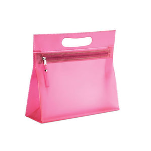 Portatrucchi fucsia - personalizzabile con logo