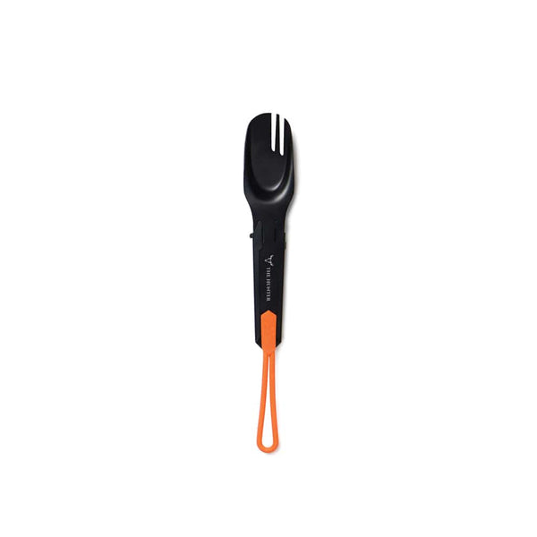 Posate outdoor Nordic Drift Trail 4 in 1 nero - personalizzabile con logo