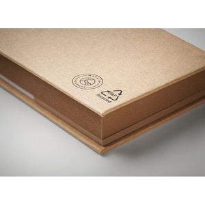 Post-it in materiale riciclato beige - personalizzabile con logo