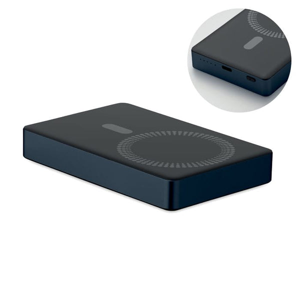 Power bank 10000 mAh wireless blu navy - personalizzabile con logo